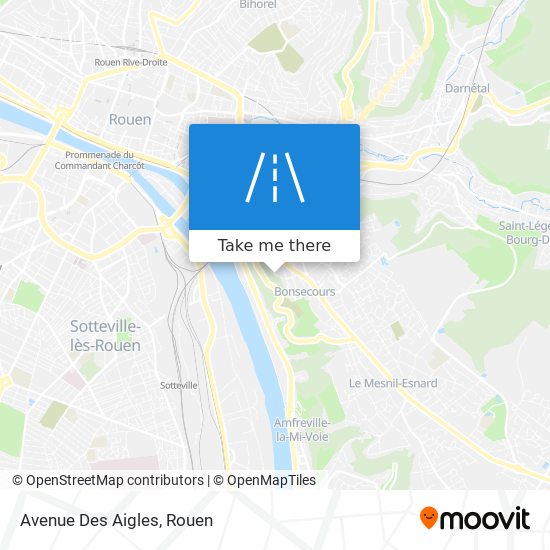 Mapa Avenue Des Aigles