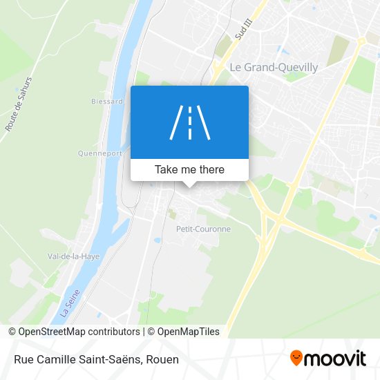 Rue Camille Saint-Saëns map