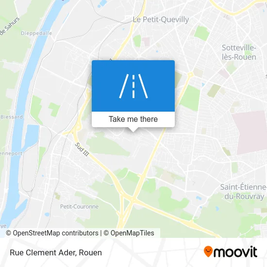 Rue Clement Ader map