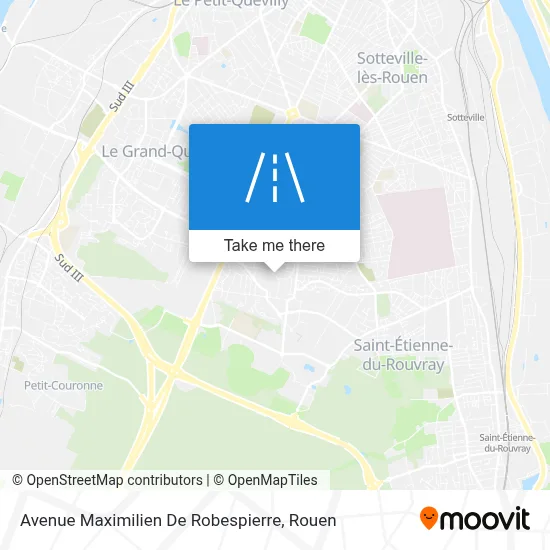 Avenue Maximilien De Robespierre map