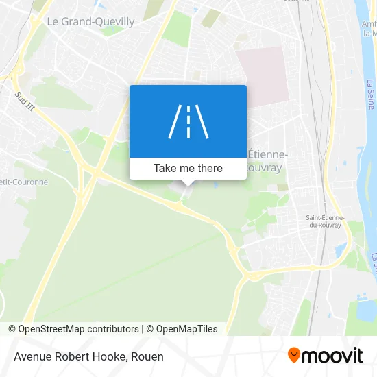 Avenue Robert Hooke map