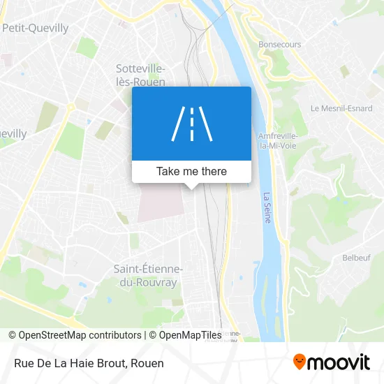 Rue De La Haie Brout map