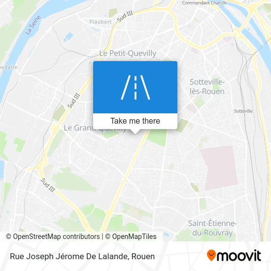 Rue Joseph Jérome De Lalande map