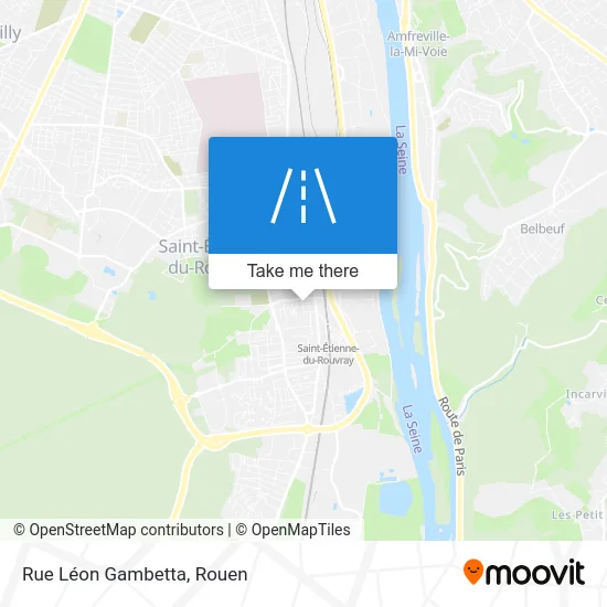 Rue Léon Gambetta map