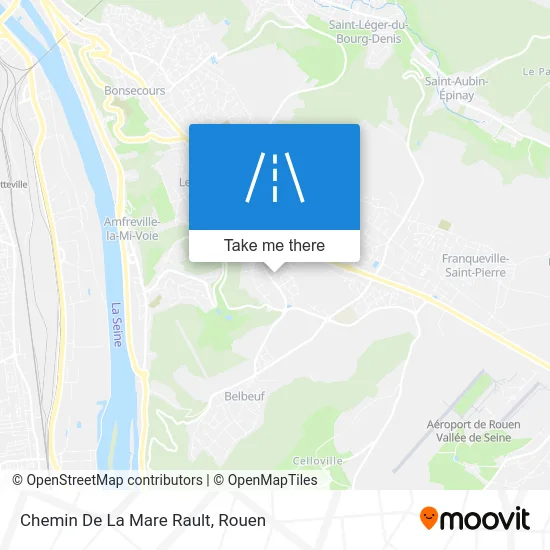 Chemin De La Mare Rault map