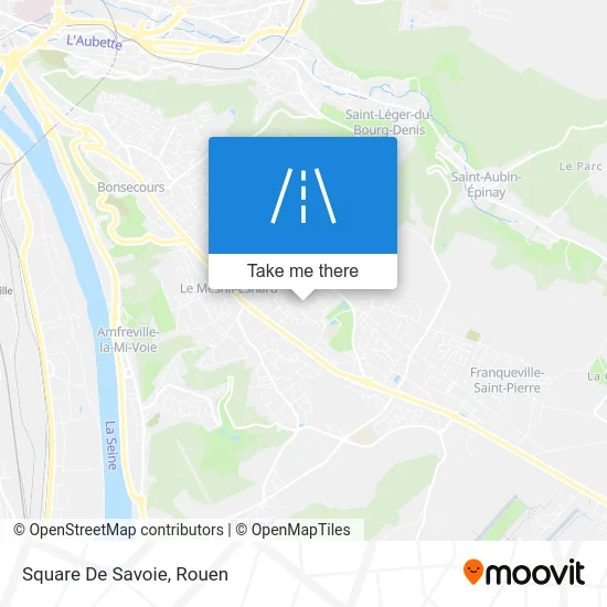 Square De Savoie map