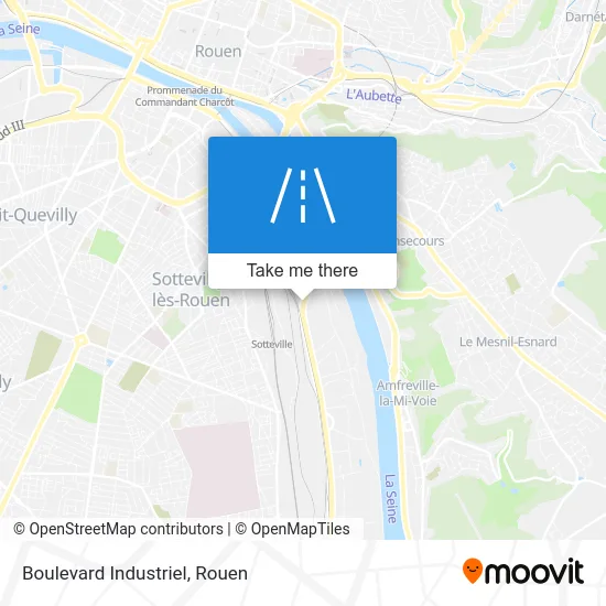 Boulevard Industriel map