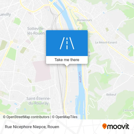 Rue Nicephore Niepce map