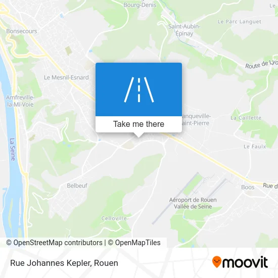 Rue Johannes Kepler map