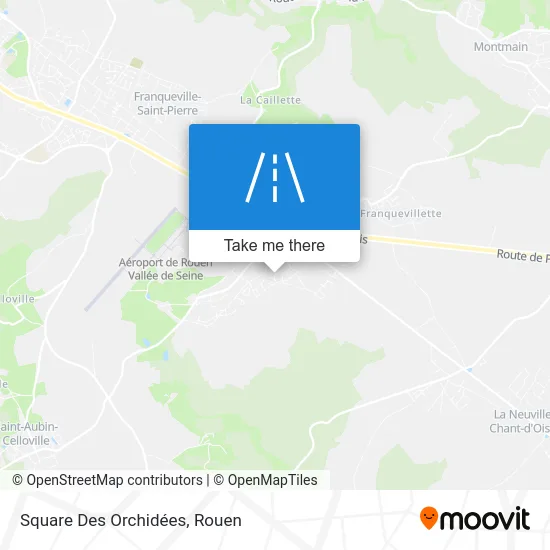 Square Des Orchidées map