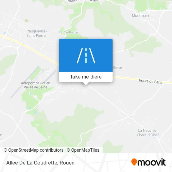 Allée De La Coudrette map