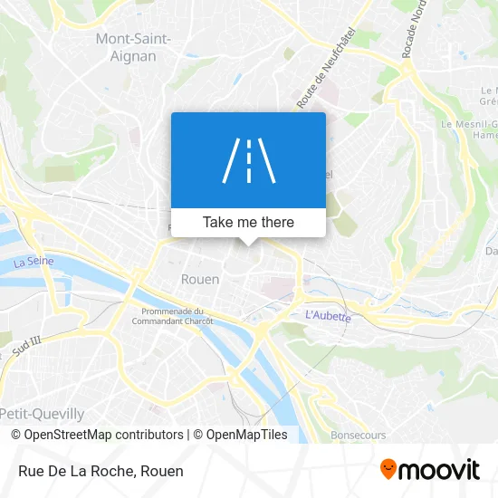 Rue De La Roche map