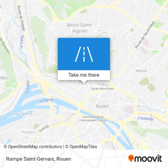 Rampe Saint-Gervais map