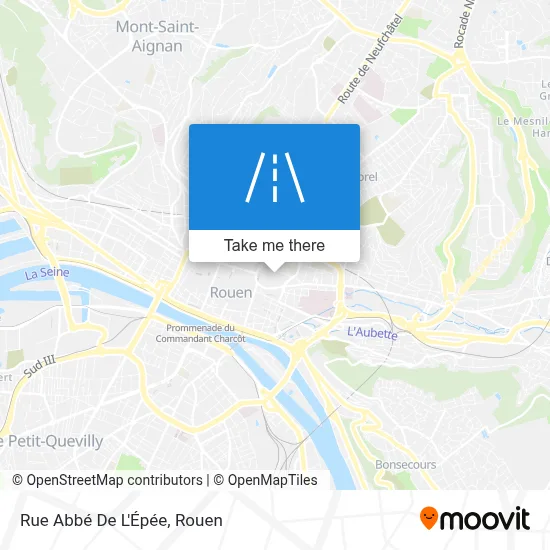Rue Abbé De L'Épée map