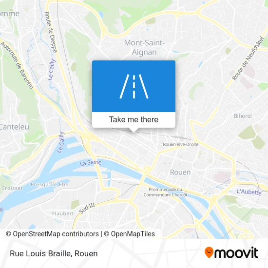 Rue Louis Braille map