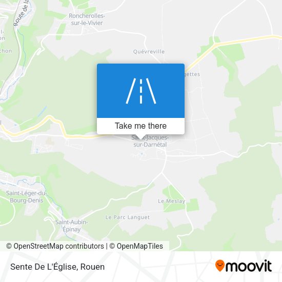 Sente De L'Église map