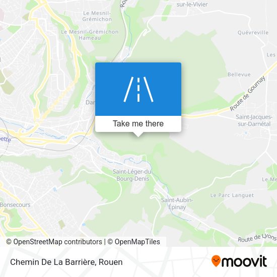 Chemin De La Barrière map
