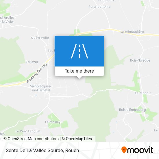 Sente De La Vallée Sourde map
