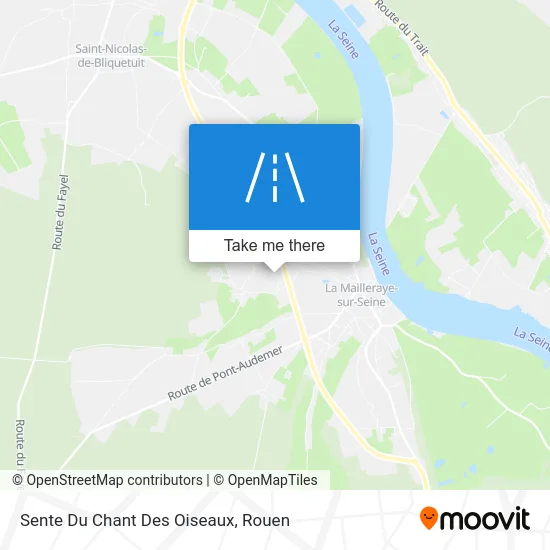 Sente Du Chant Des Oiseaux map