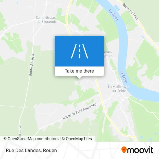 Rue Des Landes map