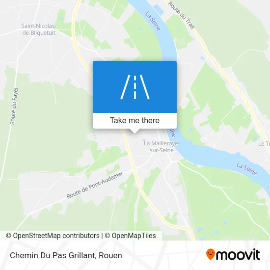 Chemin Du Pas Grillant map