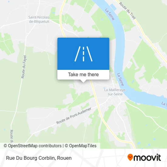 Rue Du Bourg Corblin map