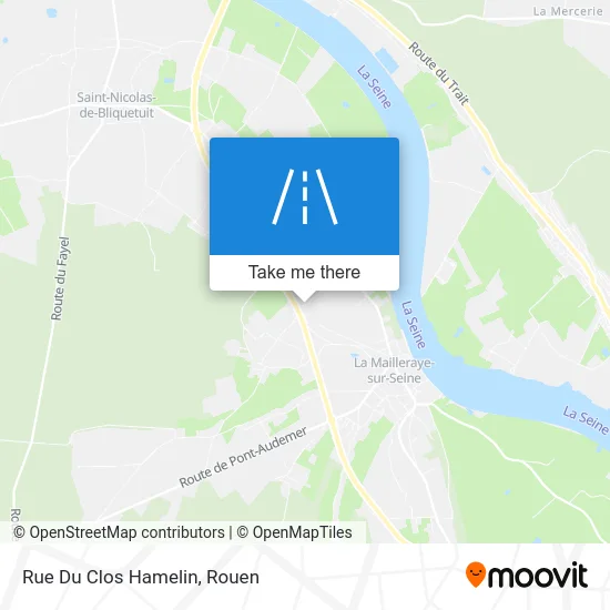 Rue Du Clos Hamelin map