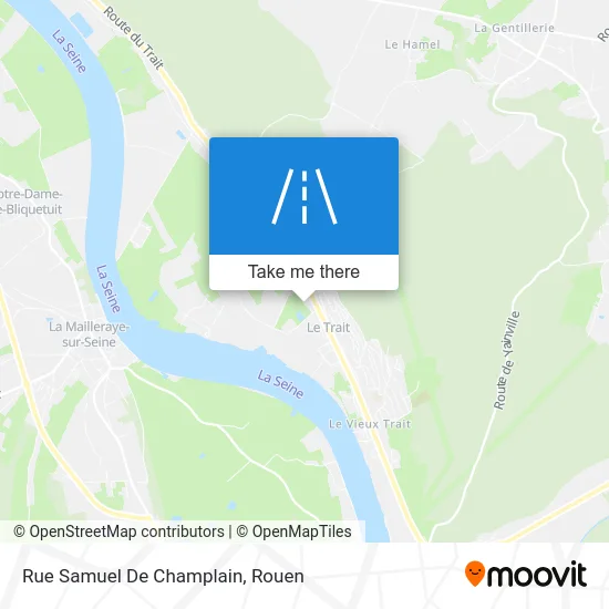 Rue Samuel De Champlain map