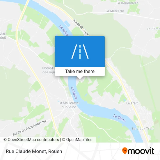 Rue Claude Monet map