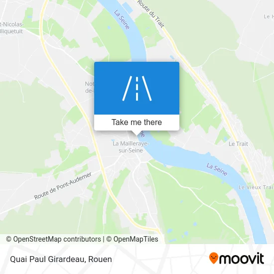 Quai Paul Girardeau map