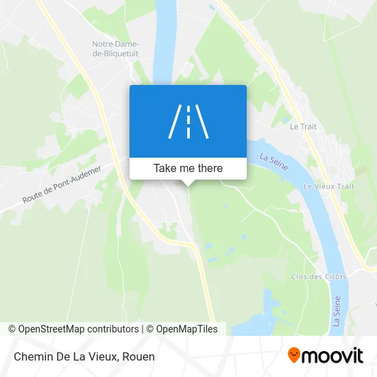 Chemin De La Vieux map