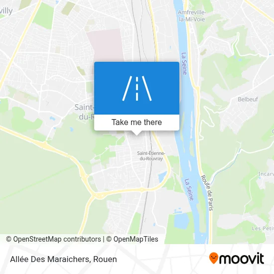 Allée Des Maraichers map