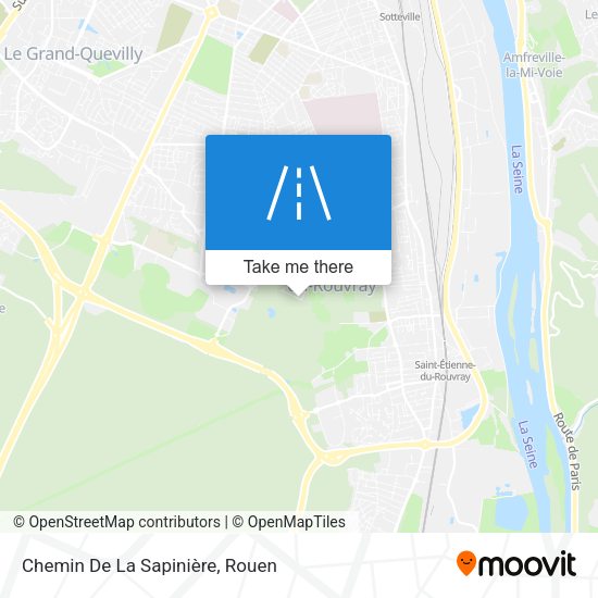 Chemin De La Sapinière map