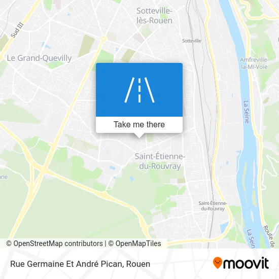 Rue Germaine Et André Pican map