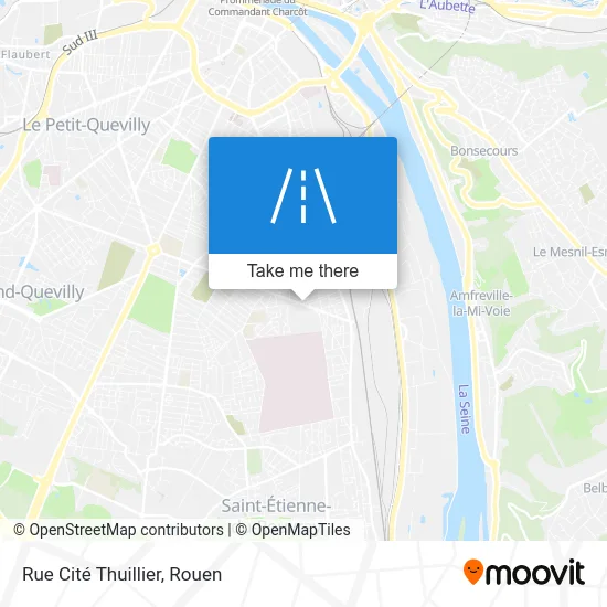 Rue Cité Thuillier map