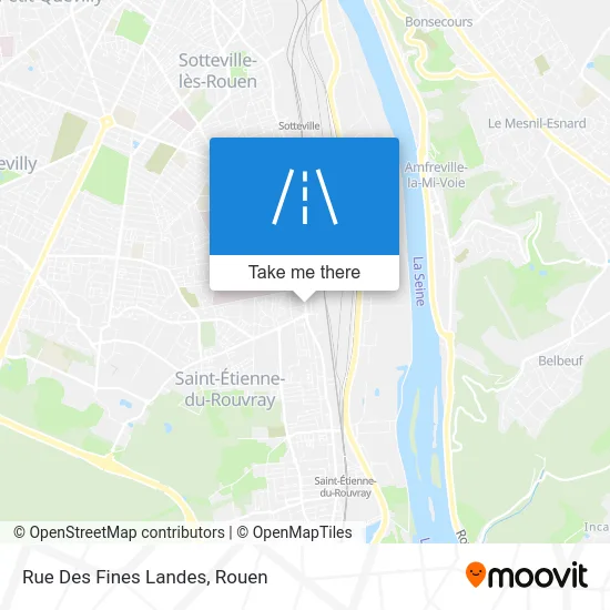 Rue Des Fines Landes map