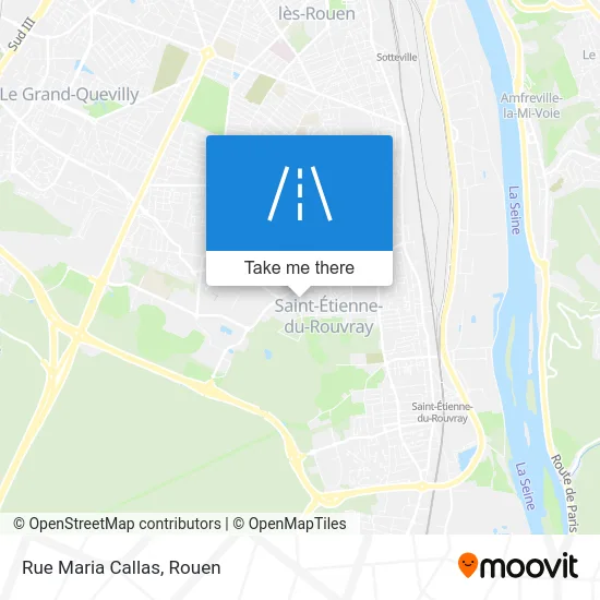 Rue Maria Callas map