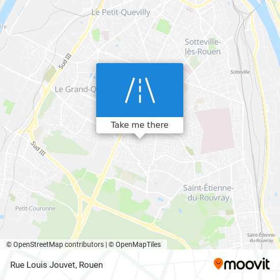 Mapa Rue Louis Jouvet