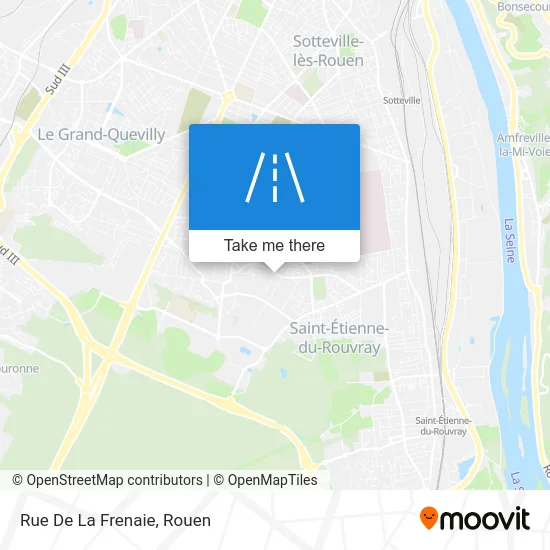 Rue De La Frenaie map