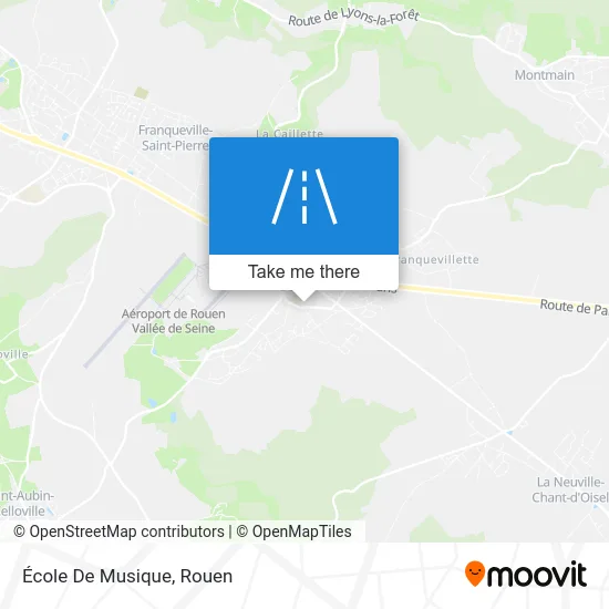 École De Musique map
