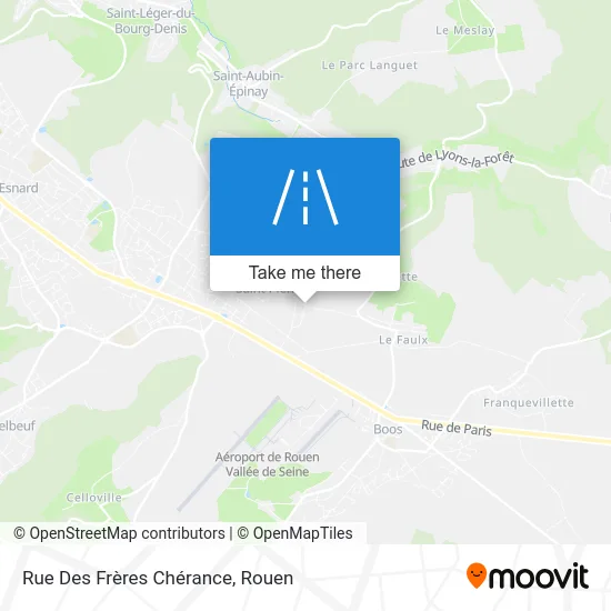 Rue Des Frères Chérance map