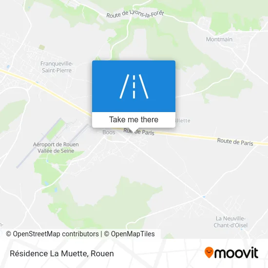 Résidence La Muette map