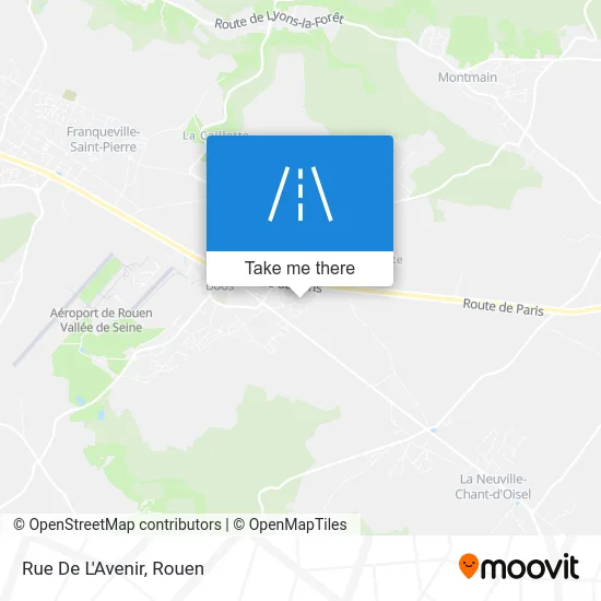 Rue De L'Avenir map