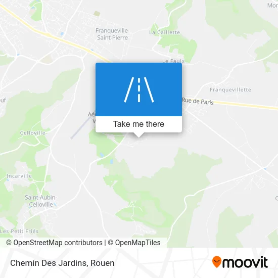 Chemin Des Jardins map