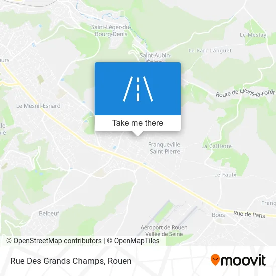 Rue Des Grands Champs map