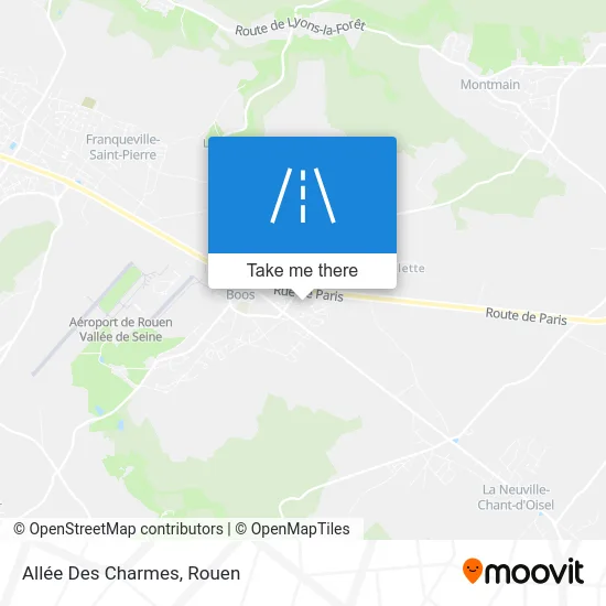Allée Des Charmes map