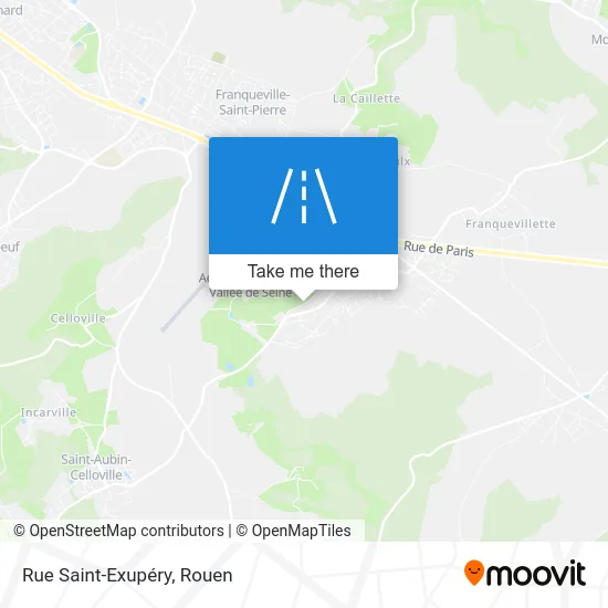 Rue Saint-Exupéry map