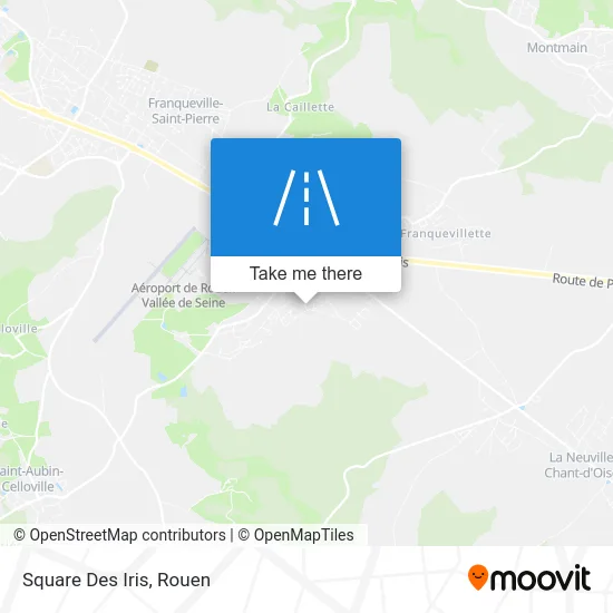 Square Des Iris map
