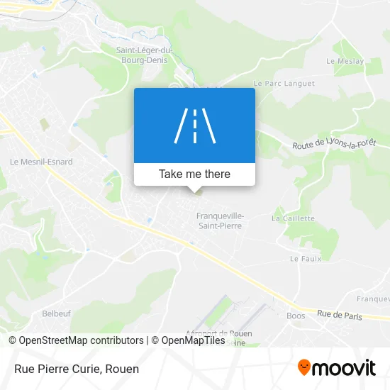 Rue Pierre Curie map