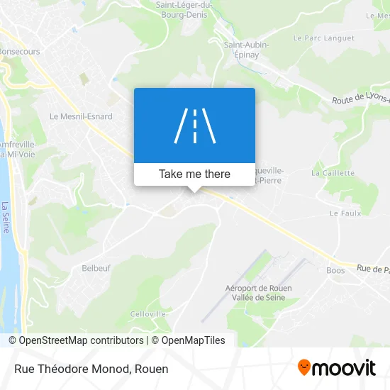 Rue Théodore Monod map